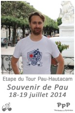 Nicolas Bodin , 17 tournants, Souvenir de Pau, Etape du Tour 2014, Pau-Hautacam